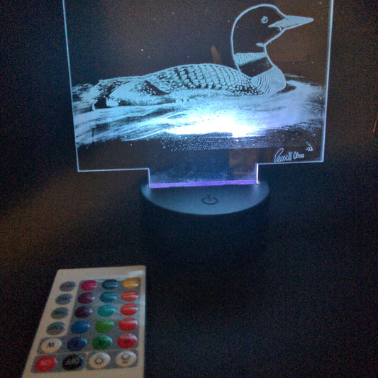 A Lone Loon (mini LED)
