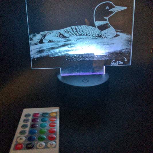 A Lone Loon (mini LED)