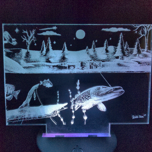 Northern ice fishing (mini LED)