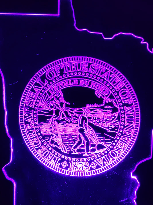 MN state seal (mini LED)