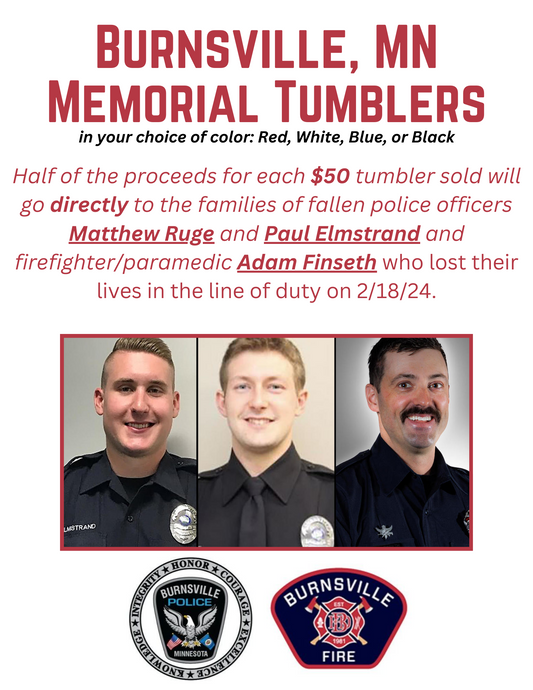 Burnsville memorial tumblers