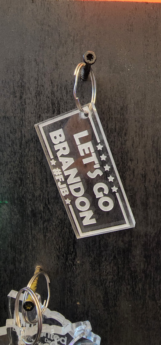 Let's Go Brandon Keychain