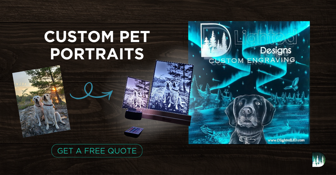 Engraving Gifts: Discover the Process Behind Custom Pet Portraits