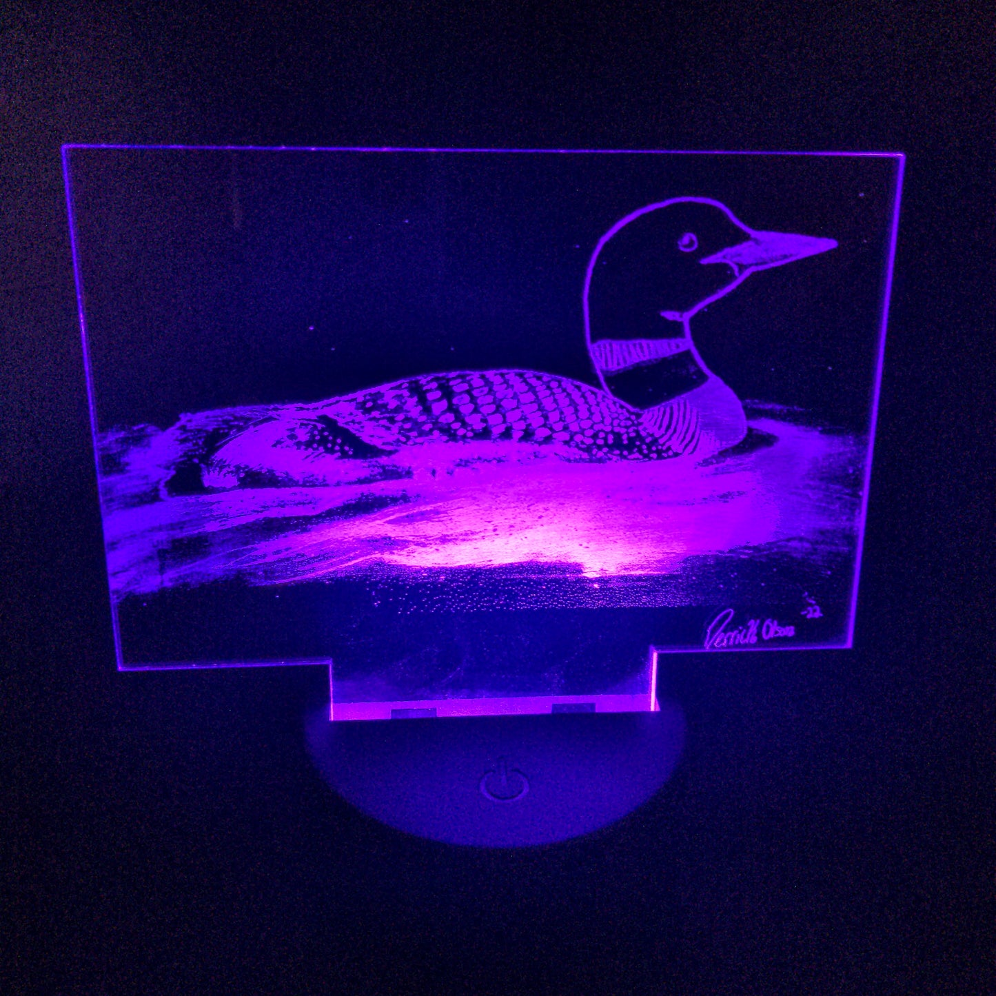 A Lone Loon (mini LED)