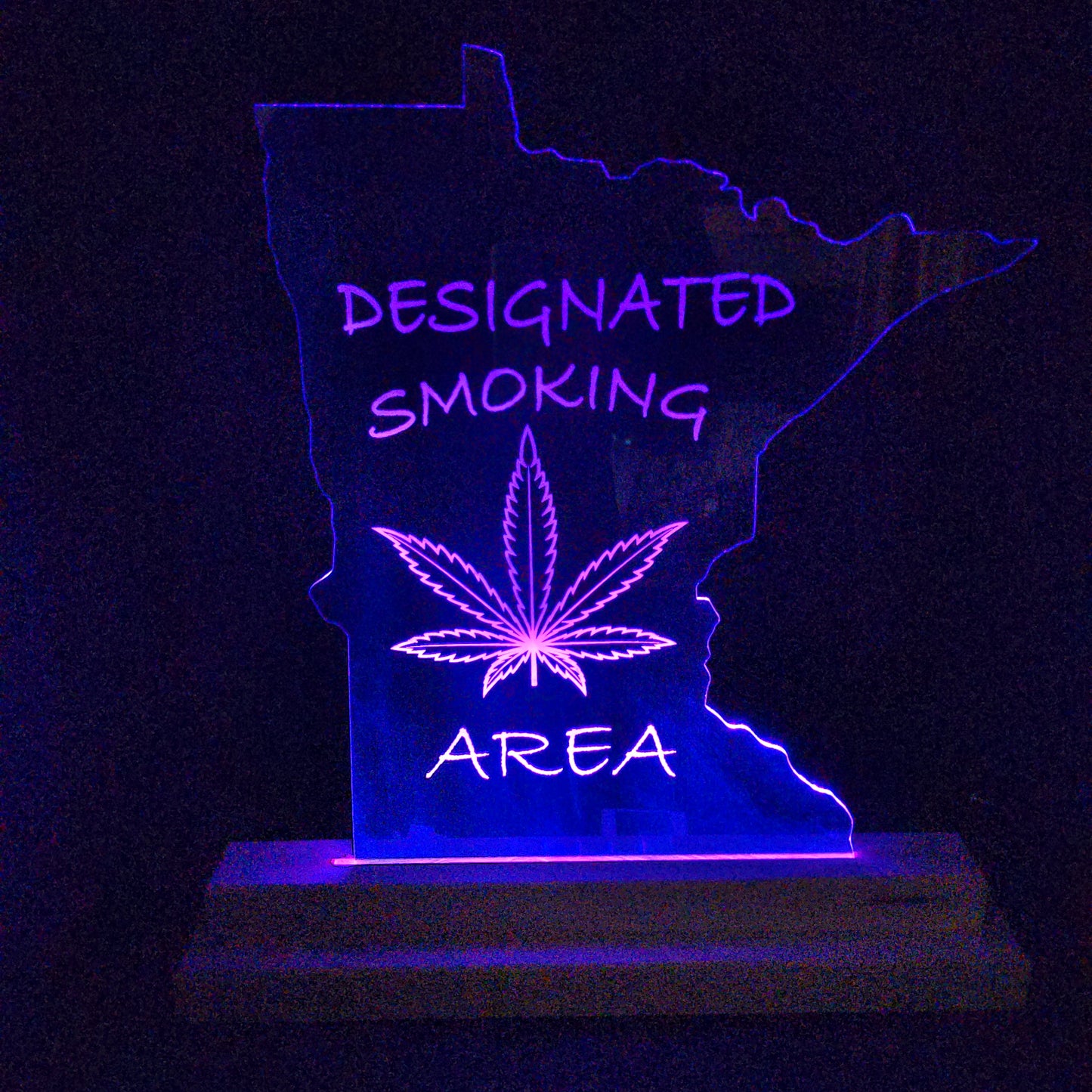 Designated Smoking Area (standard LED)