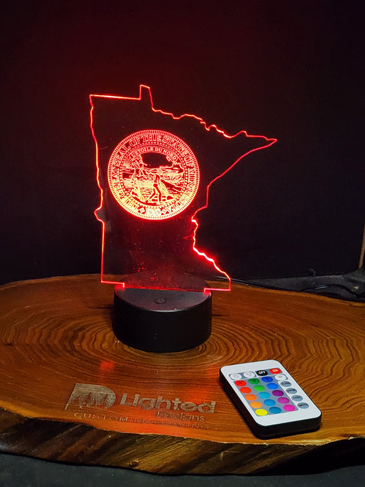 MN state seal (mini LED)