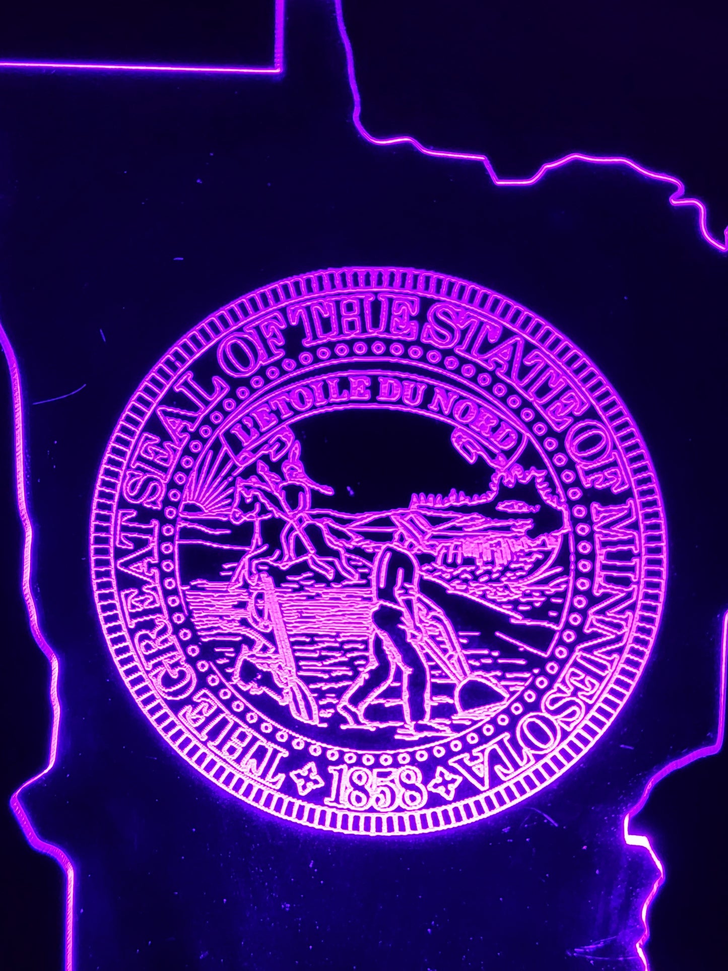 MN state seal (mini LED)