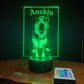 Custom Pet Portrait (mini LED)