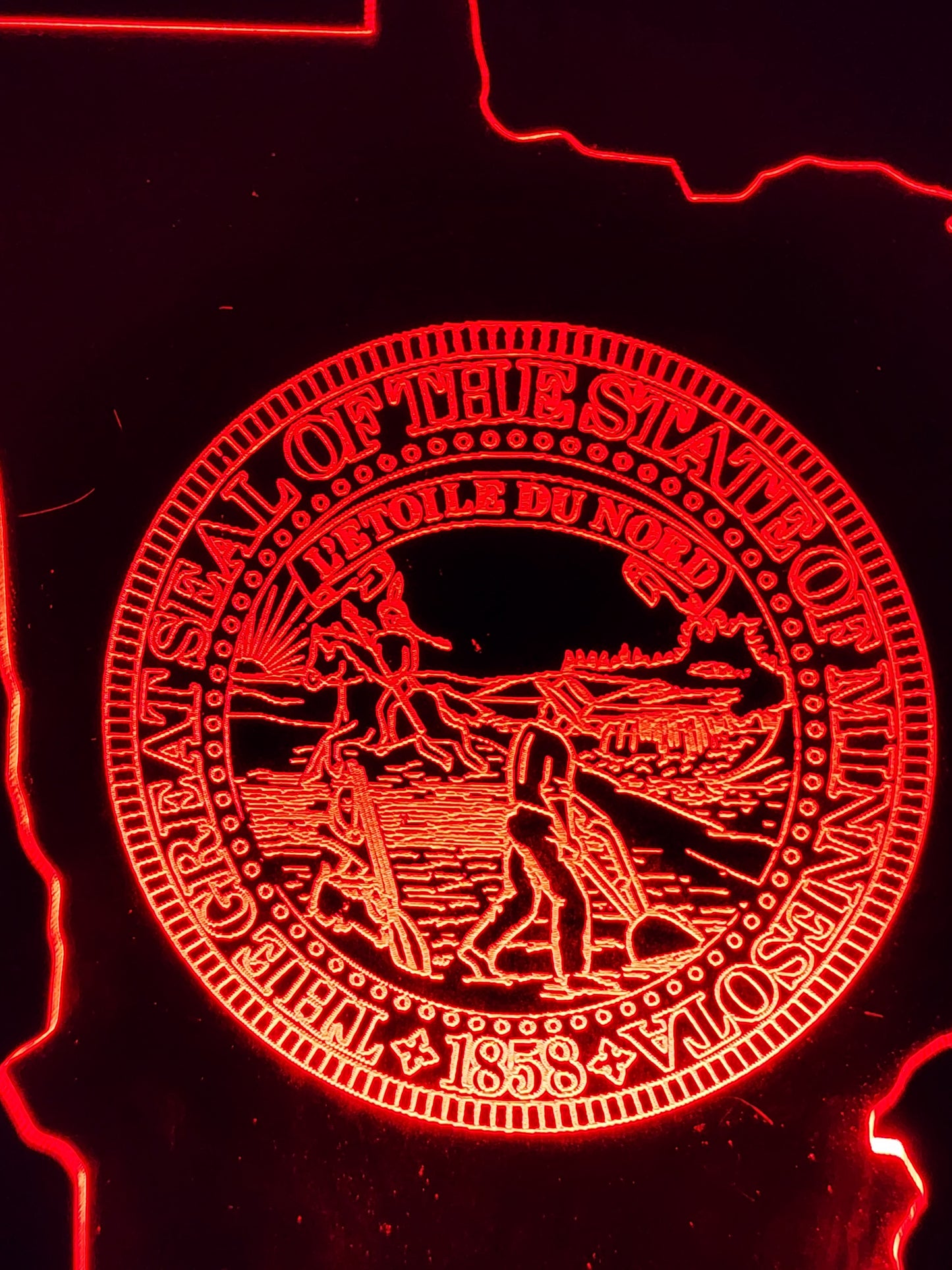 MN state seal (mini LED)