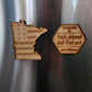 MN USA Flag Magnet